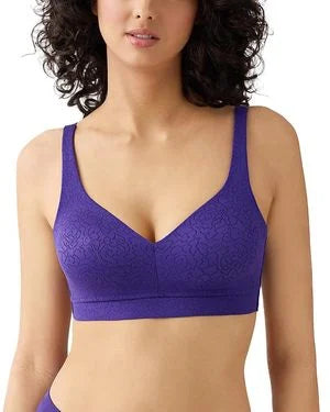 Wacoal Inside Job Wirefree Bra - Purple Indigo