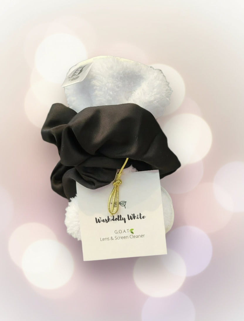 Washdolly Black Scrunchie