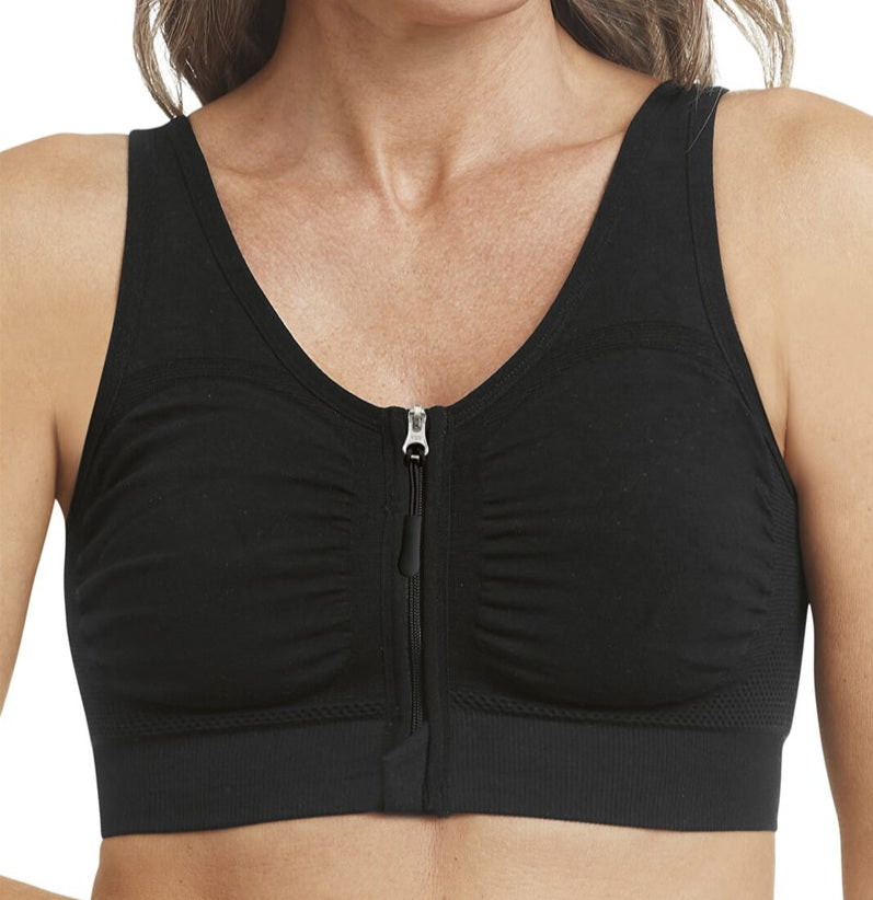  XMSM Post Surgery Front Closure Sports Bras for Women