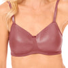 Amonea Ivy Wireless Pocketed Bra in Sparkly Rouge