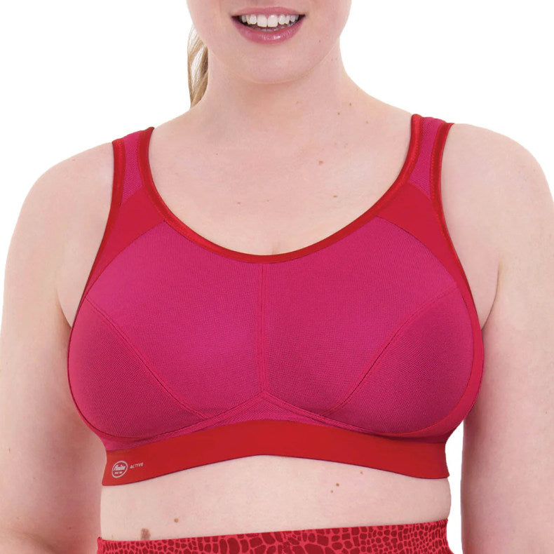 Anita Extreme Control Sports Bra - Candy Red - SALE