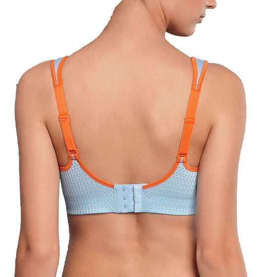 Anita Air Control Sports Bra - Blue/Orange - Fashion