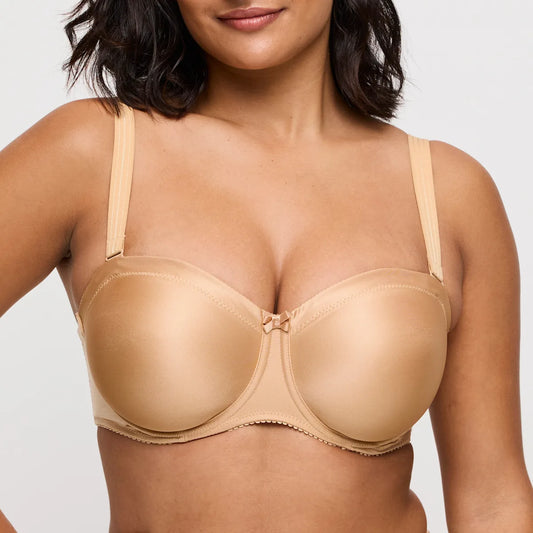 Prima Donna Satin Strapless Wire Bra