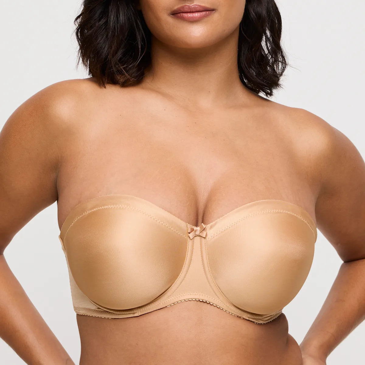 Prima Donna Satin Strapless Wire Bra