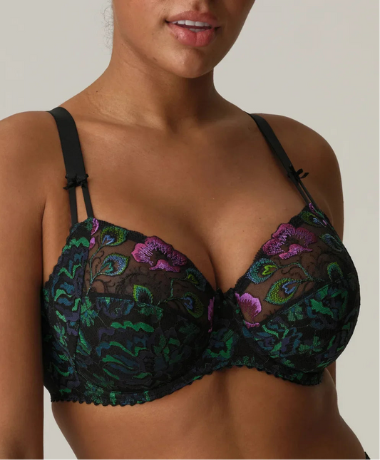 Prima Donna San Angel Full Cup Underwire Bra - Peacock Feather - Fashion