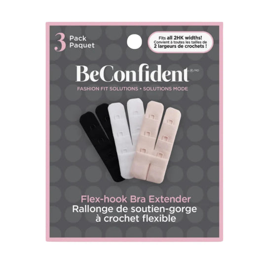 BeConfident 2 Hook Flex Bra Extender (3 Pack)