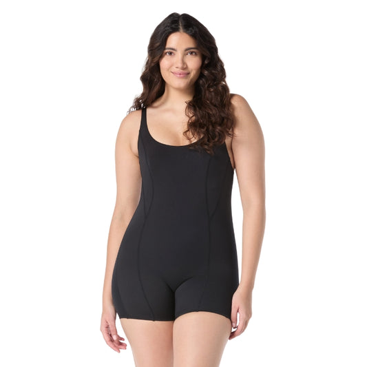Gabar Solid Boy Leg One Piece Swimsuit 