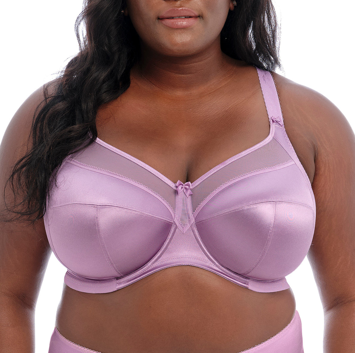 Women Plus Size Sexy Lace Underwear Full Cup Front Zipper Wireless Sleep  Ultra Thin Daily Bras Tops 24 Hours Vest Bra (Color : Purple, Size :  L/Large)