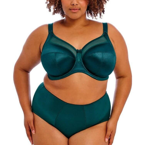 Goddess Keira Banded Underwire Bra - Deep Teal - Fashion