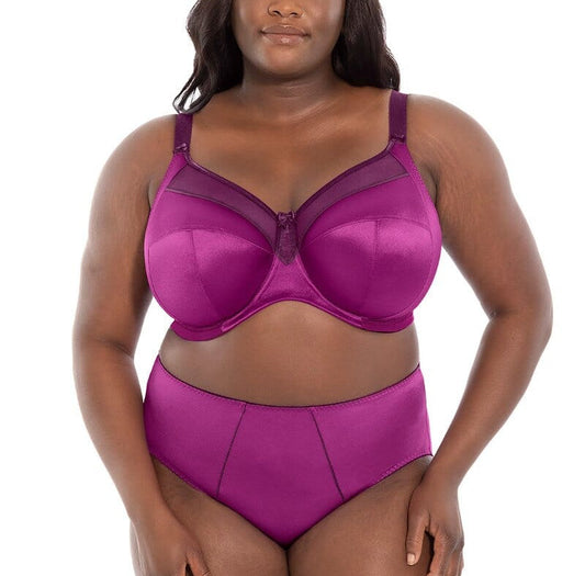 Goddess Keira Banded Underwire Bra - Magenta Mix - Fashion