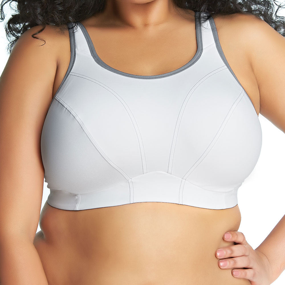 Goddess Sport Bra - White - SALE