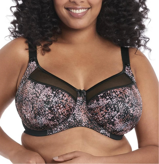 Goddess Kayla Banded Underwire Bra - Dark Leopard Print - Fashion
