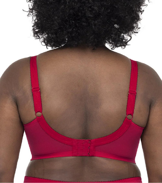 Goddess Keira Banded Underwire Bra - Crimson - Fashion