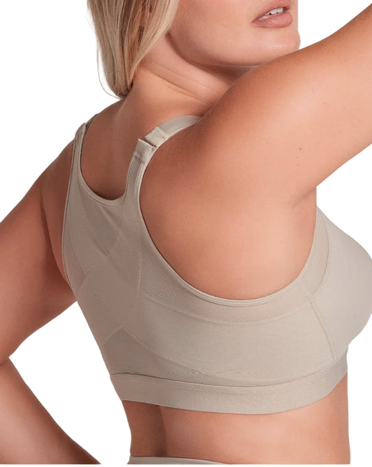 Leonisa Front-Close Wirefree Posture Corrector Bra
