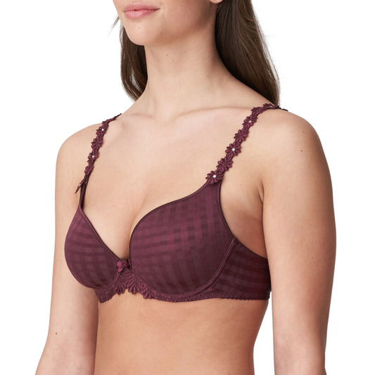 Wine Marie Jo Avero Padded Heart Shape Convertible T-shirt Bra