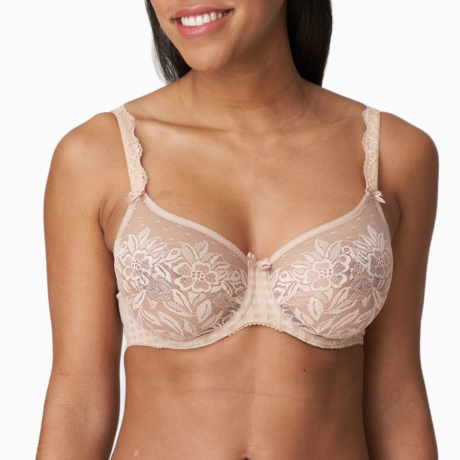 Padded underwired E/F cup bra - Black - Ladies