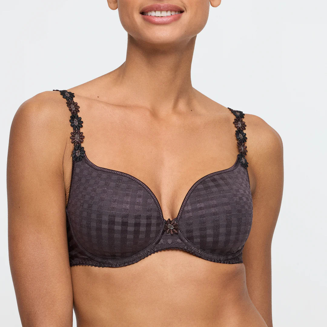 Marie Jo Avero Padded Heart Shape Convertible T-Shirt Bra - Sweet Chocolate - Fashion