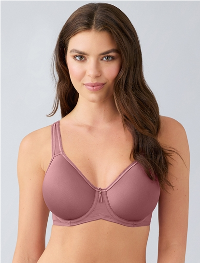 Wacoal Basic Beauty Underwire T-Shirt Bra - Rose Brown - Fashion