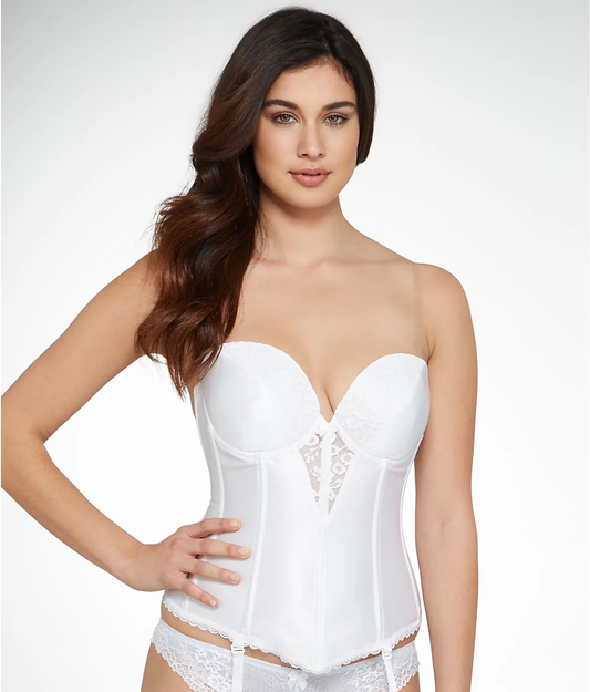 Smooth V Plunge Bridal Bustier - SALE