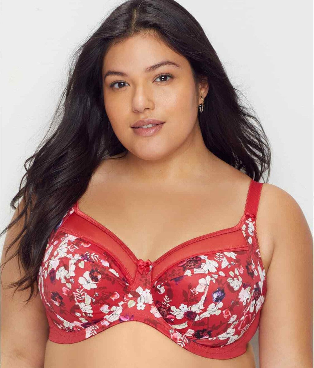 Goddess Kayla Banded Underwire Bra - Love Story Red - Fashion