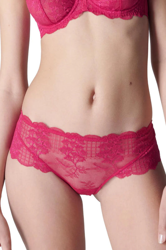 Simone Pérèle Reve Shorty Brief - Cranberry - Fashion