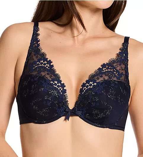 Simone Pérèle Wish Push Up Triangle Bra - Night Blue - Fashion