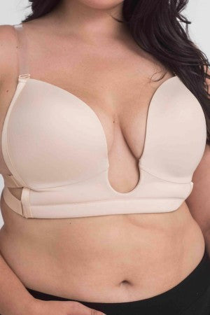 Coconut Grove Full Figure Plunge Bra - SALE