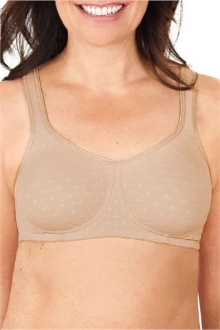 Amoena Tina Wireless Pocketed Bra in nude