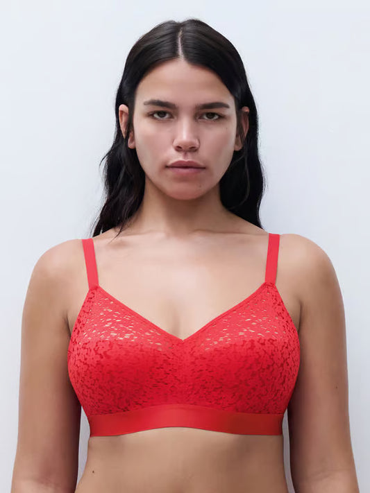 Chantelle Norah Wirefree Bra - Poppy Red - Fashion