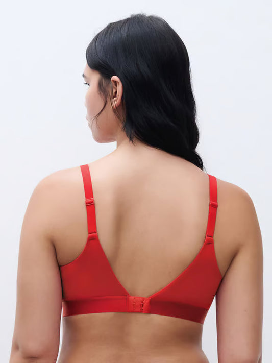 Chantelle Norah Wirefree Bra - Poppy Red - Fashion