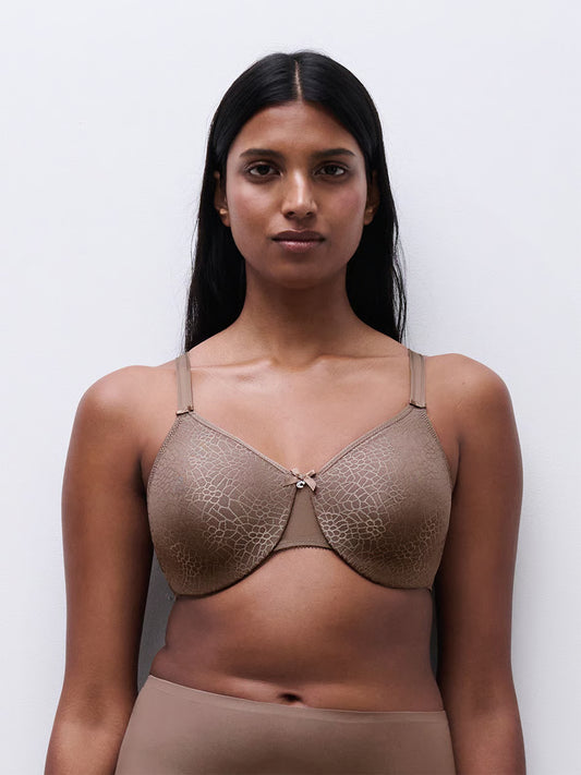 Chantelle C Magnifique Molded Wire Bra - Hazelnut - Fashion