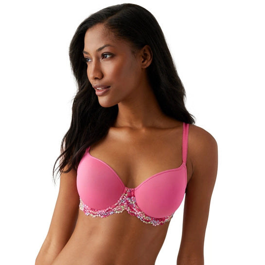 Hot Pink Wacoal Embrace Lace Underwire T-Shirt Bra
