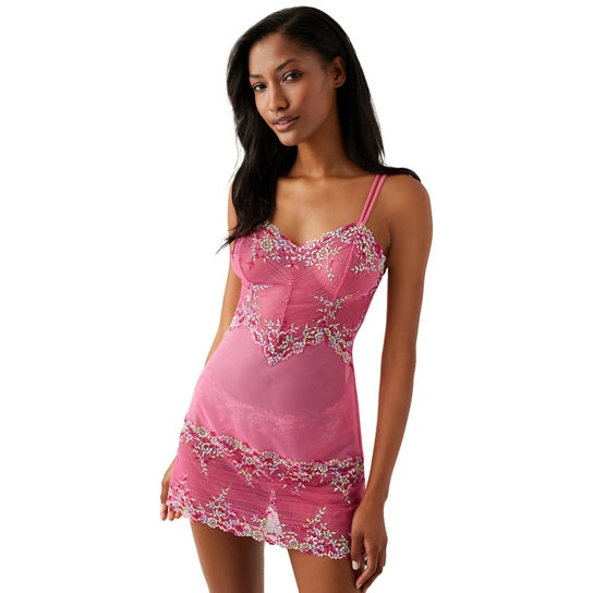 Wacoal Embrace Lace Chemise - "Hot Pink" Fashion Colour