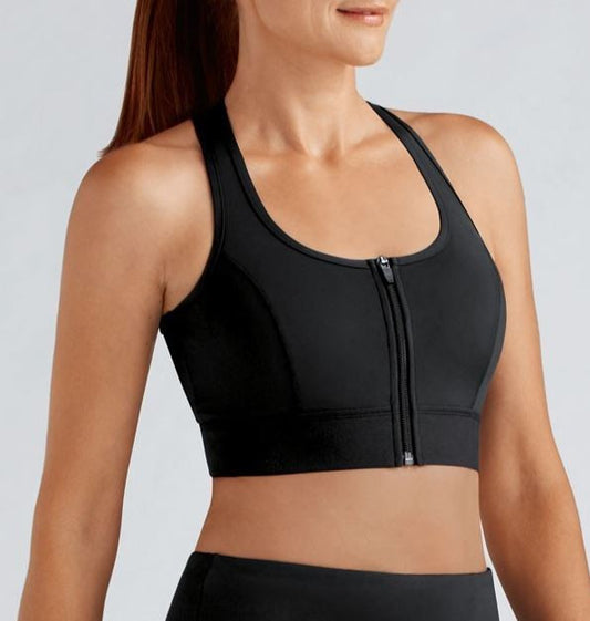 Amoena Zipper Sports Pocketed Bra