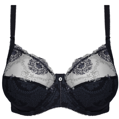 Empreinte Lilly Rose Full Cup Wire Bra - Midnight Magic Lingerie