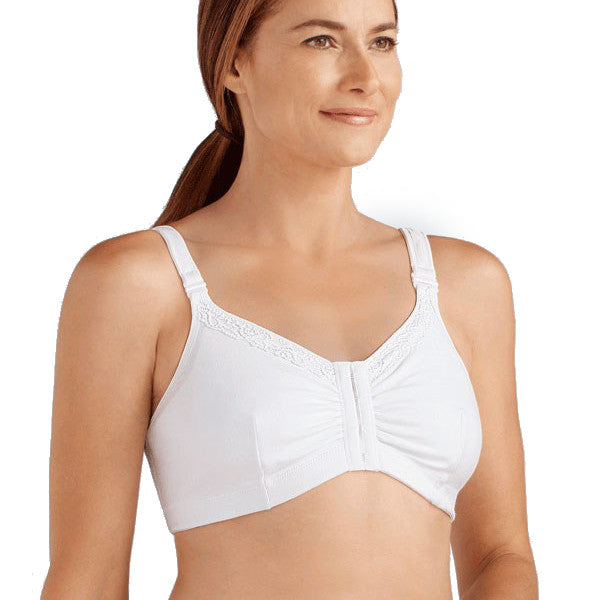 Amoena Hannah Post-Surgical Bra with Drain Management - Midnight