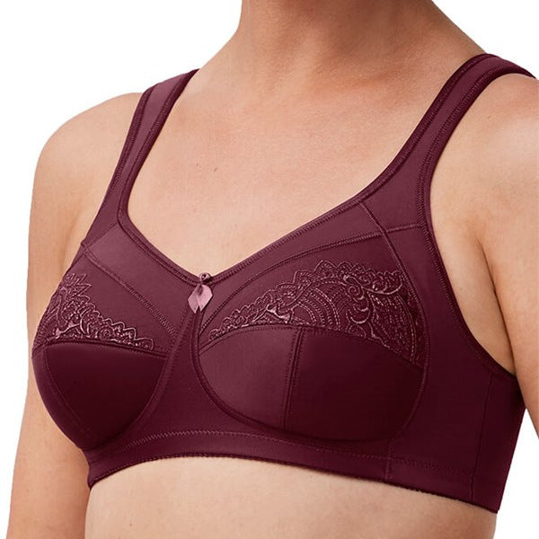 Silicone Breast Pocket Bra for Women Mastectomy Plus Size 70-100ABC Cup  Tube Top Bras Underwear Soft Cotton Lining (Color : Khaki, Size : M/Medium)