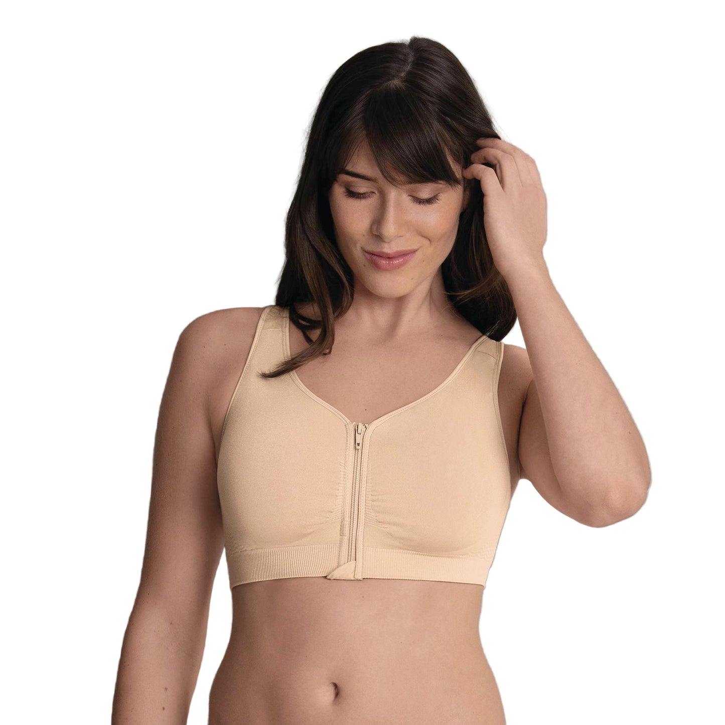 Anita Lynn Wireless Front-Zip Bra