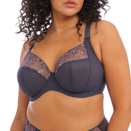 Elomi Charley Underwire Plunge Bra - Storm
