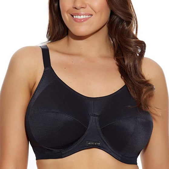 Black Elomi Energise Sports Bra