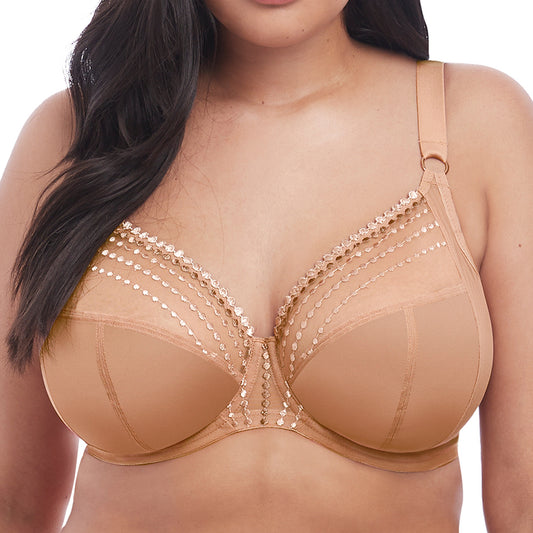 Cafe au Lait Elomi Matilda Underwire Plunge Bra