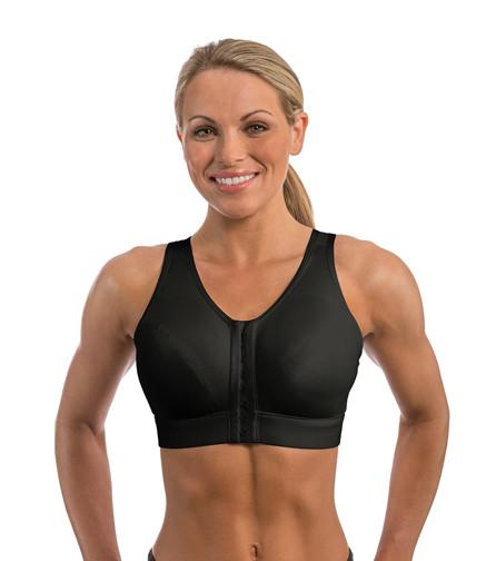 Black Enell LITE Hook & Eye Cami Sports Bra