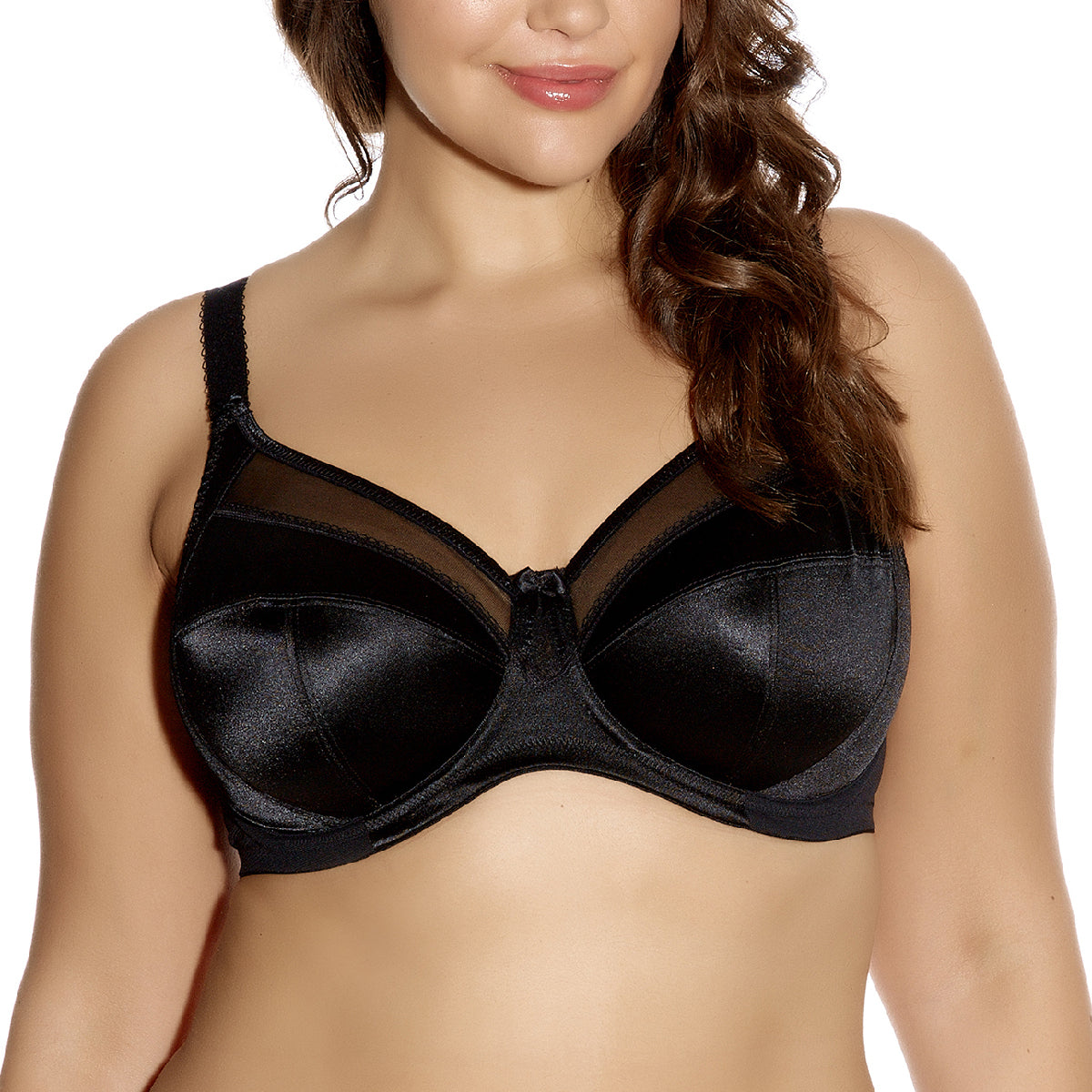 BARELY BREEZIES Seamless Full Coverage Teardrop Underwire Bra