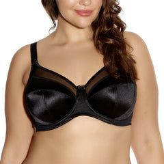 42M Bra Size in M Cup Sizes Black by Goddess Support Bras