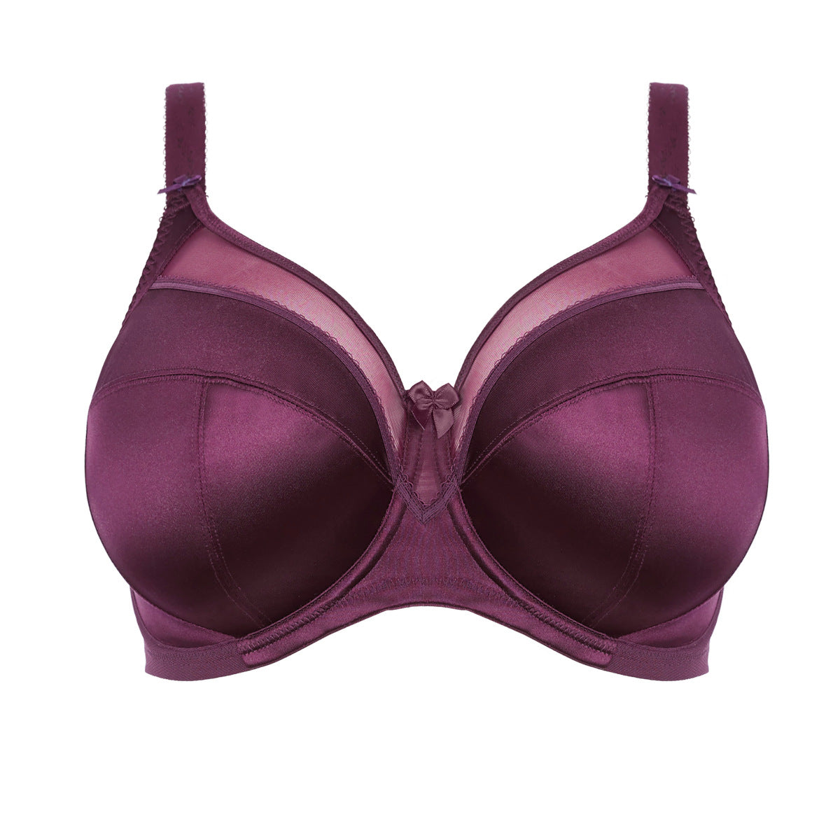 Buy BLOSSOM Purple Cotton Seamless T-Shirt Bra With Nipple Concealer online