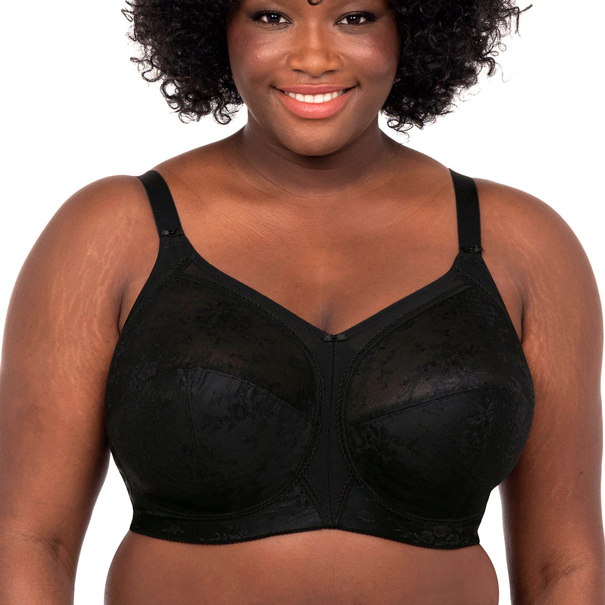 DORKASM Wireless Bras with Support and Lift Pack Plunge Plus Size Padded  Bras for Women Wireless Shapewear Bralette 38D Black 