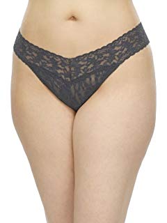 BLACK Hanky Panky Original Rise Plus Size Thong