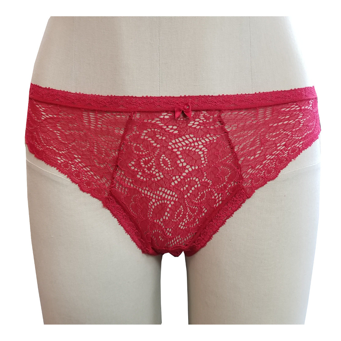High-waisted Boyshort Panties, Jacquard Lace Panel Control Panties, Women's  Lingerie & Underwear