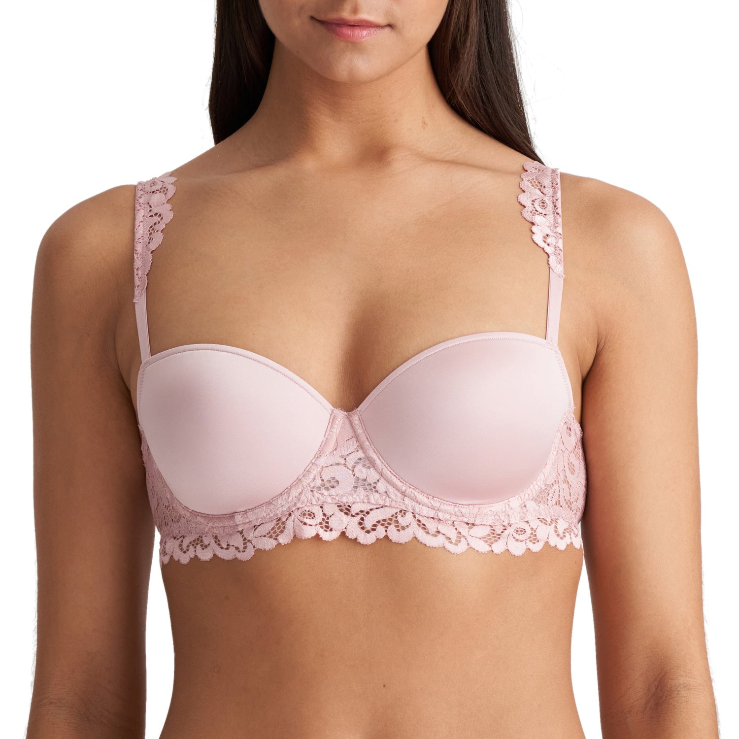 HACI Women's Sexy Balconette Bra Demi Half Cup Push Up Lightly Padded Shelf  Underwire Low Cut Bras, Nude, 34D : : Clothing, Shoes & Accessories