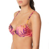 Marie Jo Swim "Laura" Plunge Bikini Top in Fiori Color front